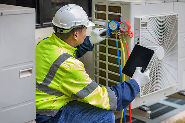 Professional Ac Installation technician working in Denton, KS